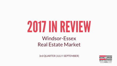 Royal LePage Binder Q3 2017 Windsor-Essex Real Estate Statistics